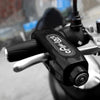 Motorcycle Handlebar Grip Lock Caps Black_4