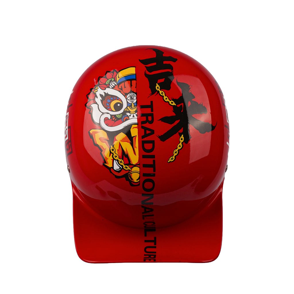 Retro German Style Open Face Baseball Cap Moped & Cruiser Helmet_1
