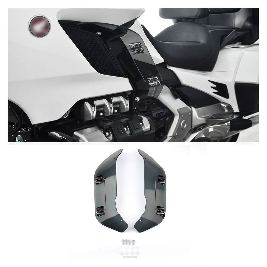 Panical Smoke Gray Chrome Leg Windscreen Kit for Goldwing GL1800 - 860006_4