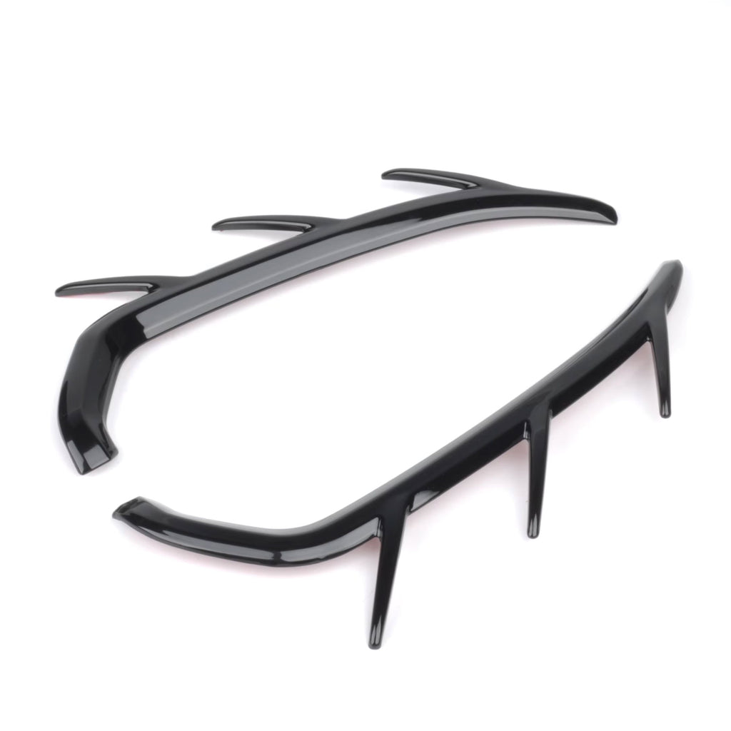 Goldwing F6B Large Wind Mask Chrome Front Vents Trim 2Pcs - 860025_5