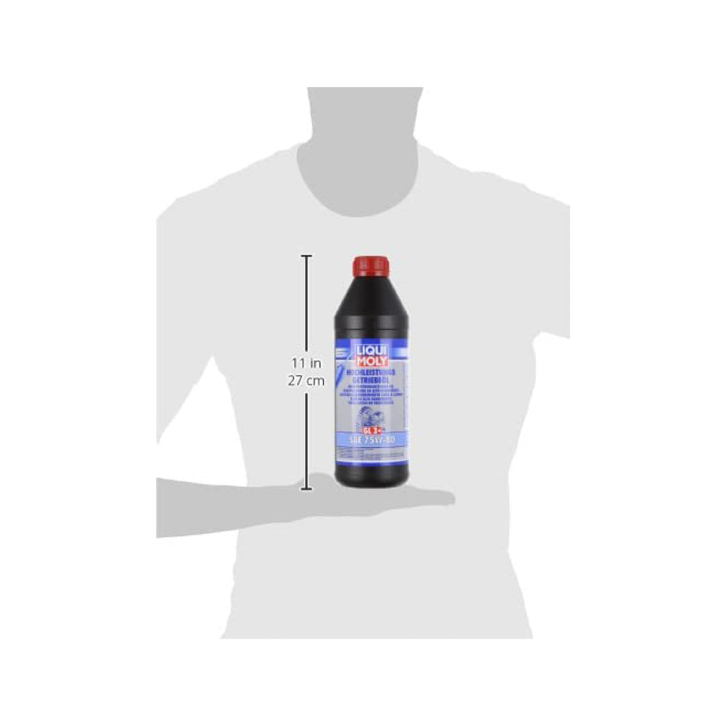 LIQUI MOLY GL3+ SAE 75W-80 HIGH-PERFORMANCE GEAR OIL 1L_5