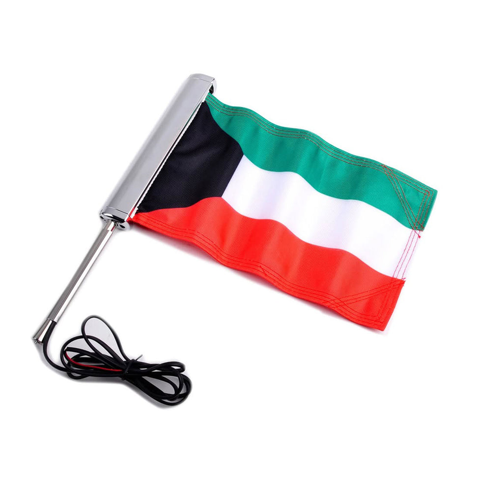 Goldwing LED UAE Flag Mount Right Panel Bracket 2018-2025 - 860129_9