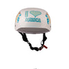 Skull Retro Baseball Cap Style Half Shell Motorcycle Helmet_2