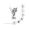 ANTI-SCRATCH UV RESISTANCE SURFACE PROTECTOR TSZ-608C 3D TANK PAD DECAL STICKER SIZE 23 X 18 CM - 845440
