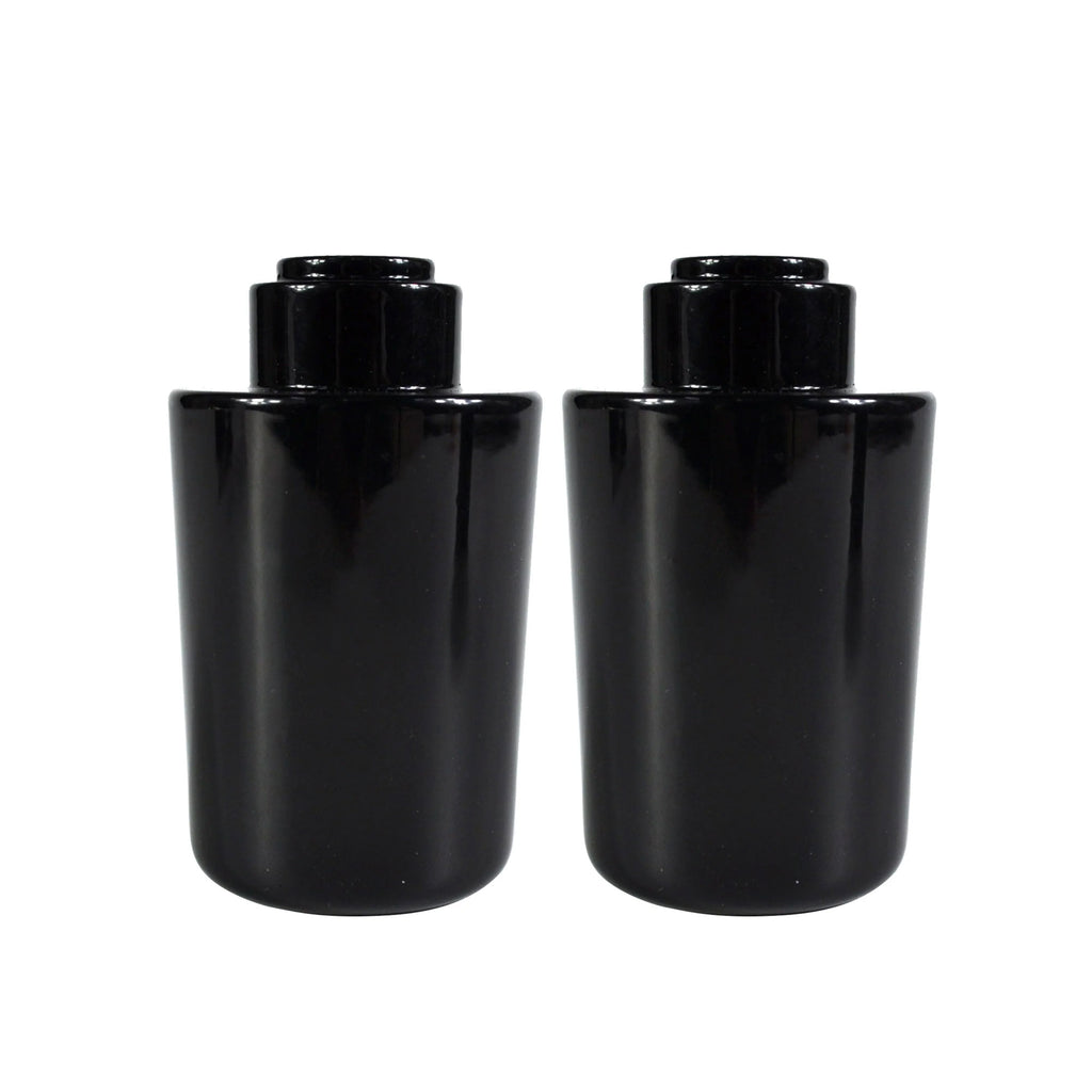 Goldwing F6B Universal Handlebar Stainless Steel Bar Ends Black - 860038_2