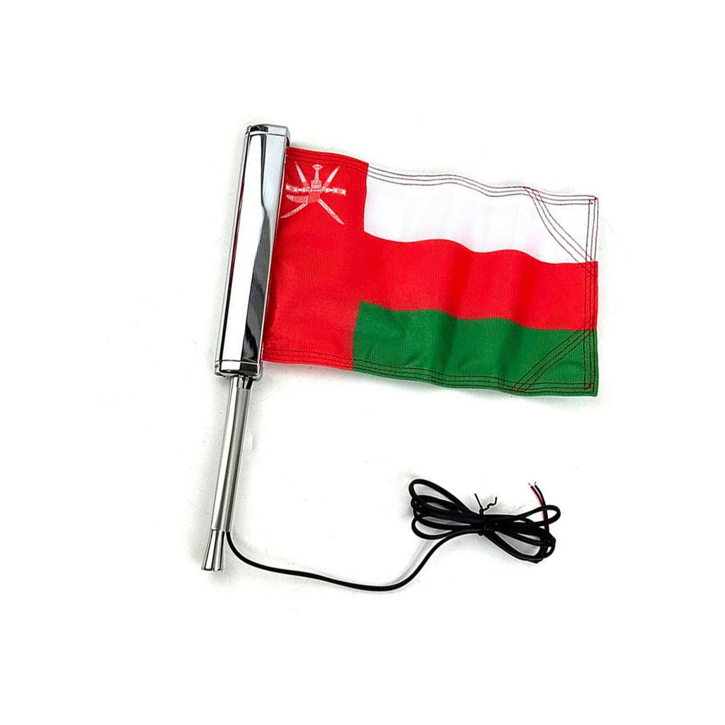 Goldwing LED UAE Flag Mount Right Panel Bracket 2018-2025 - 860129_8