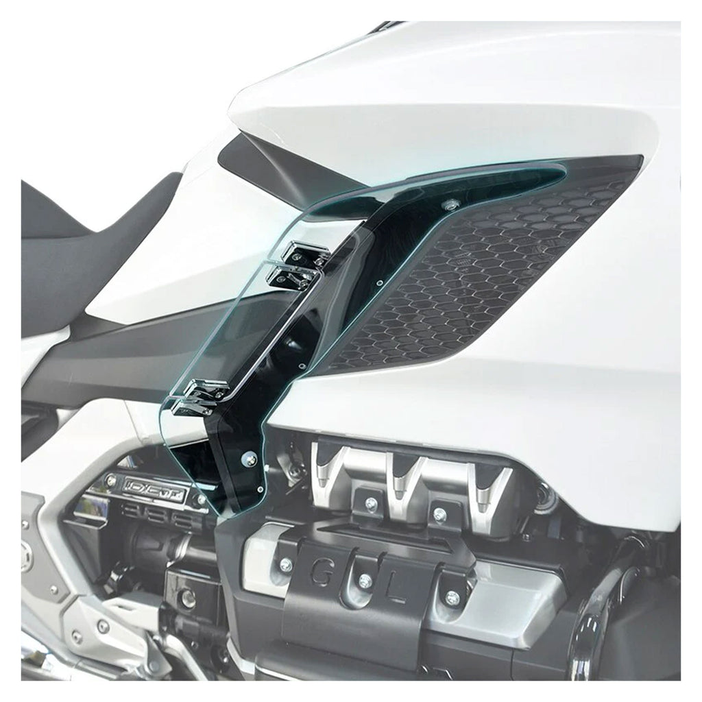 Panical Smoke Gray Chrome Leg Windscreen Kit for Goldwing GL1800 - 860006_3