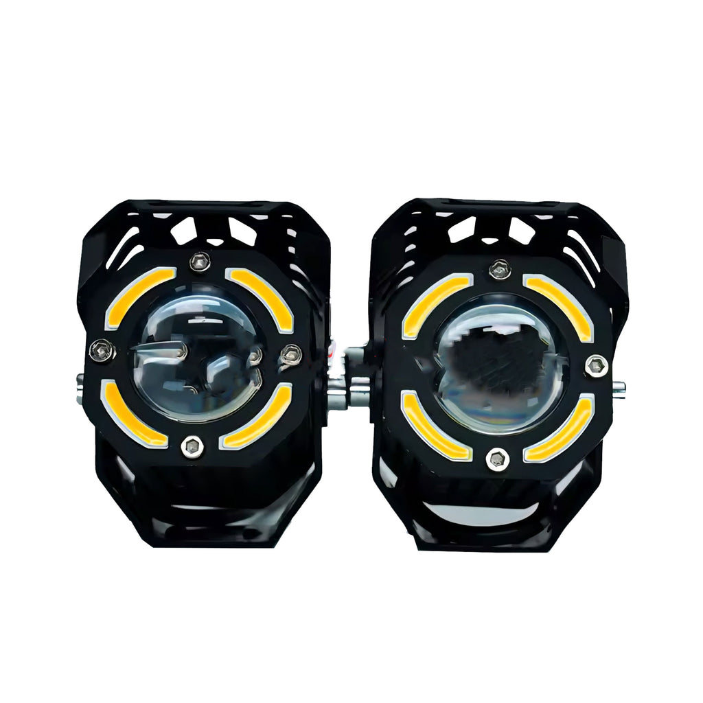 JRY-12 Powerful LED Motorcycle Ultra Bright Strobe & Fog Spotlight_2