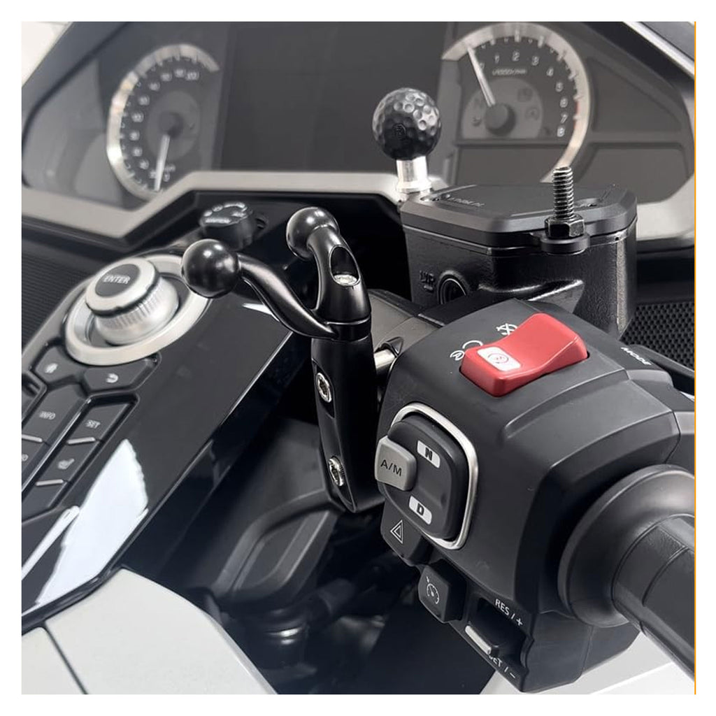 Goldwing F6B Universal Panical Accessory Mount Kit Bracket - 860123_3