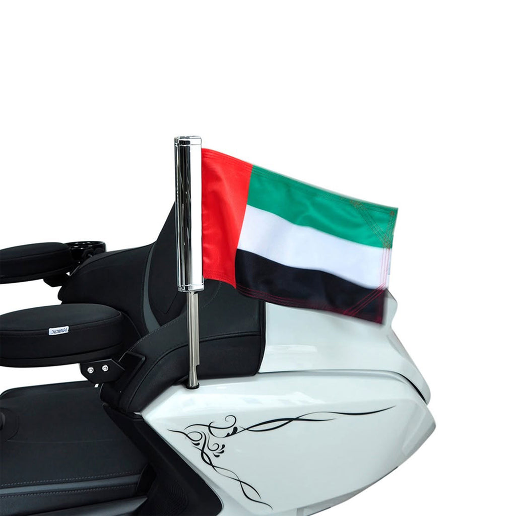 Goldwing LED UAE Flag Mount Left Panel Bracket 2018-2025 - 860129_3