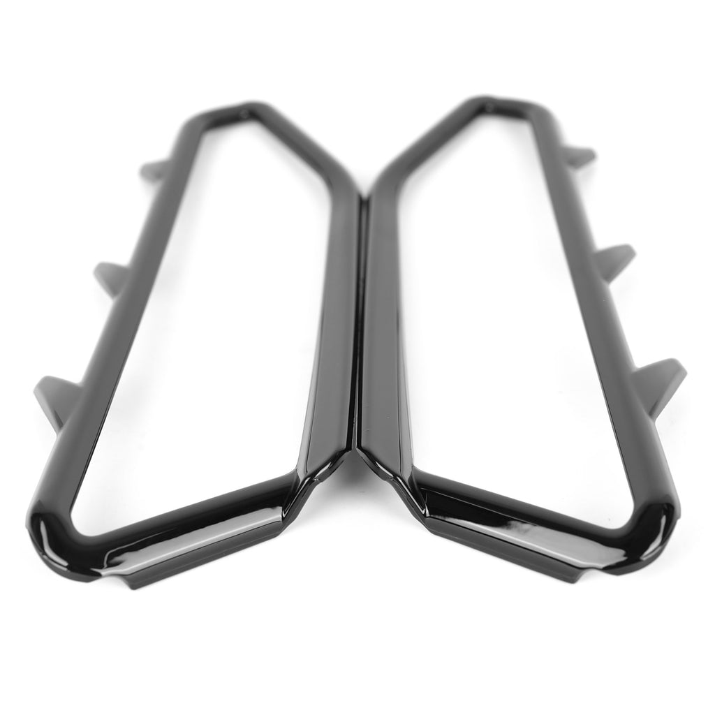 Goldwing F6B Rearview Mirror Cover Gloss Black Trim 2Pcs - 860021_5