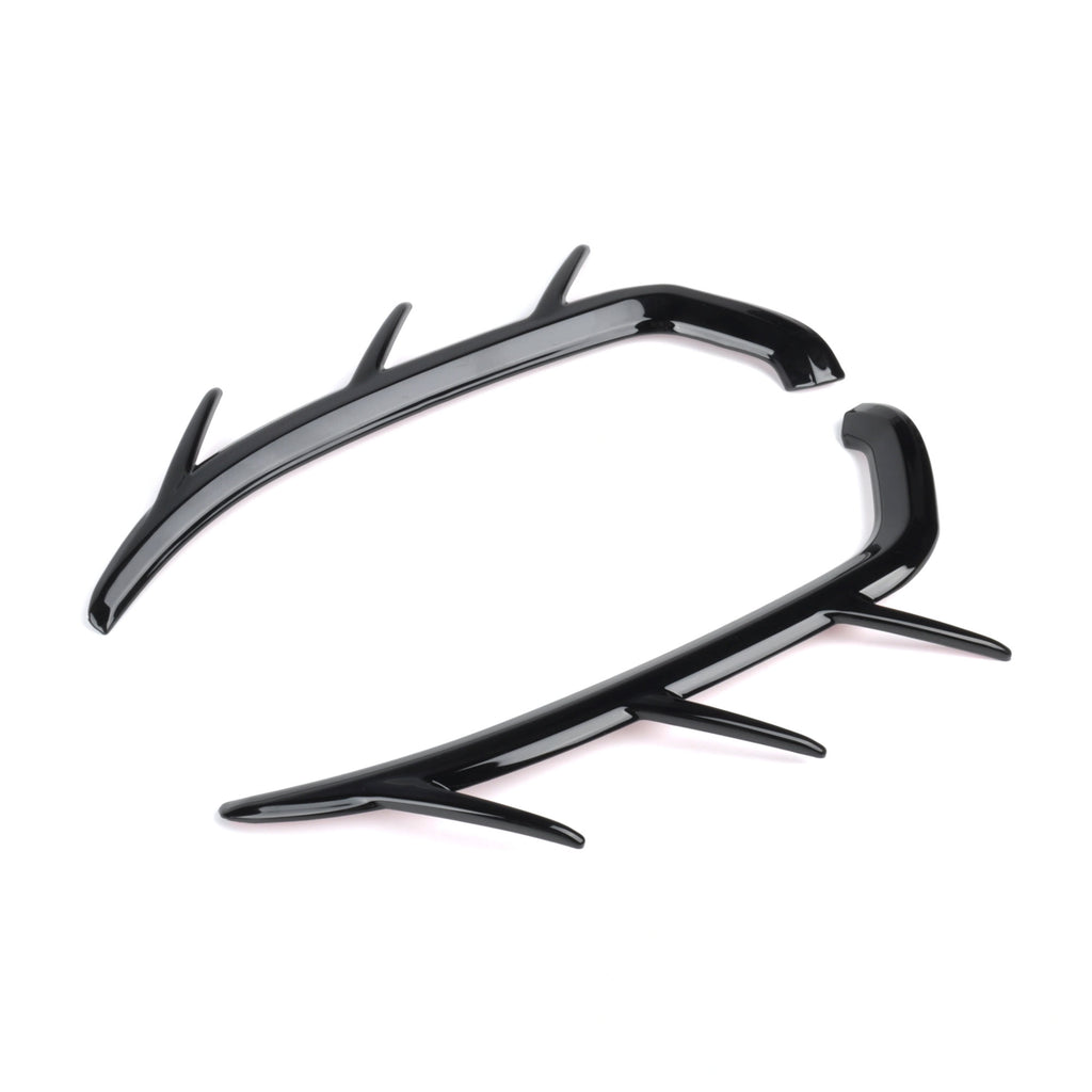 Goldwing F6B Large Wind Mask Chrome Front Vents Trim 2Pcs - 860025_9