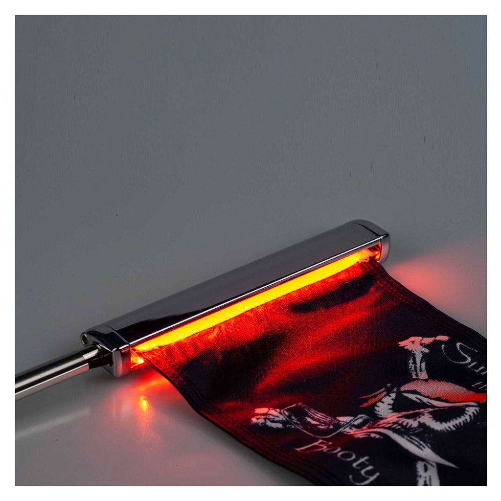 Goldwing LED UAE Flag Mount Left Panel Bracket 2018-2025 - 860129_5
