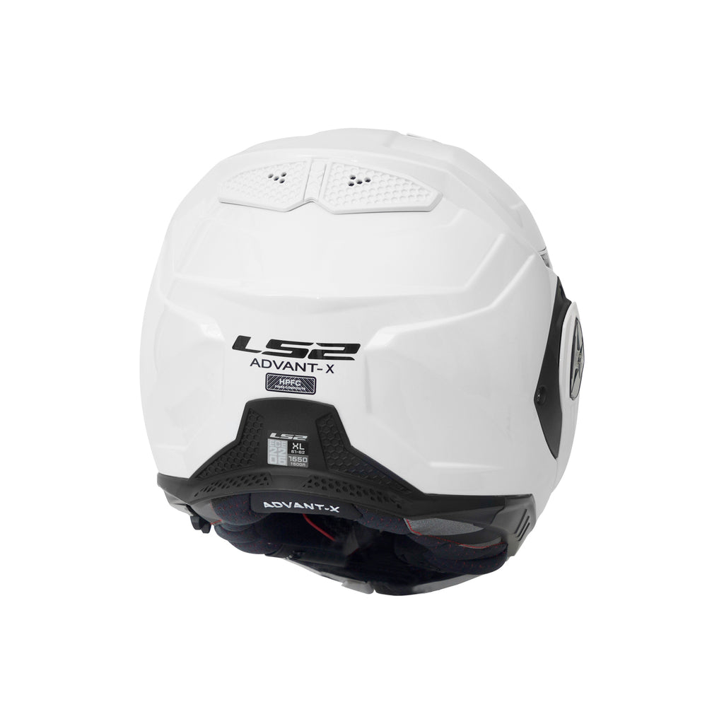 LS2 FF901 ADVANT X SOLID WHITE MODULAR HELMET-609256