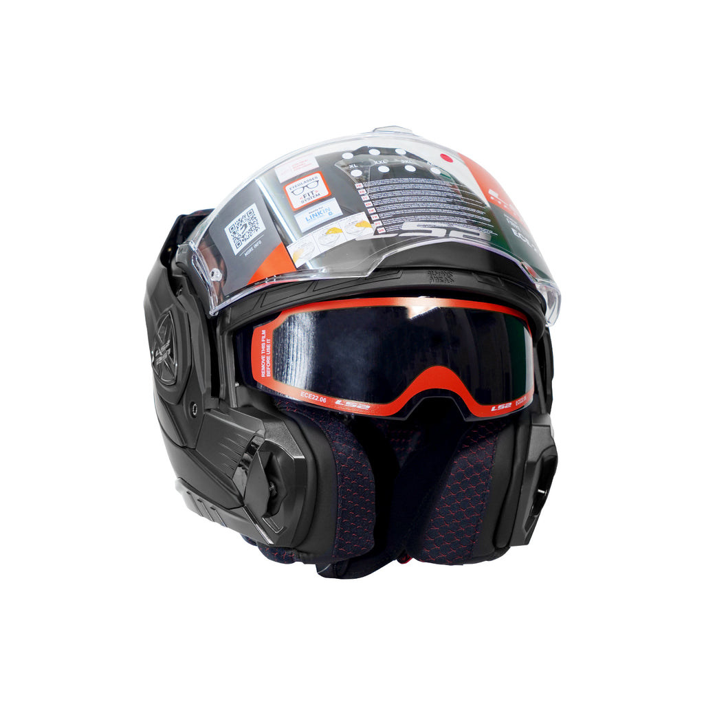 LS2 FF901 ADVANT X SOLID MATT BLACK MODULAR HELMET-609272