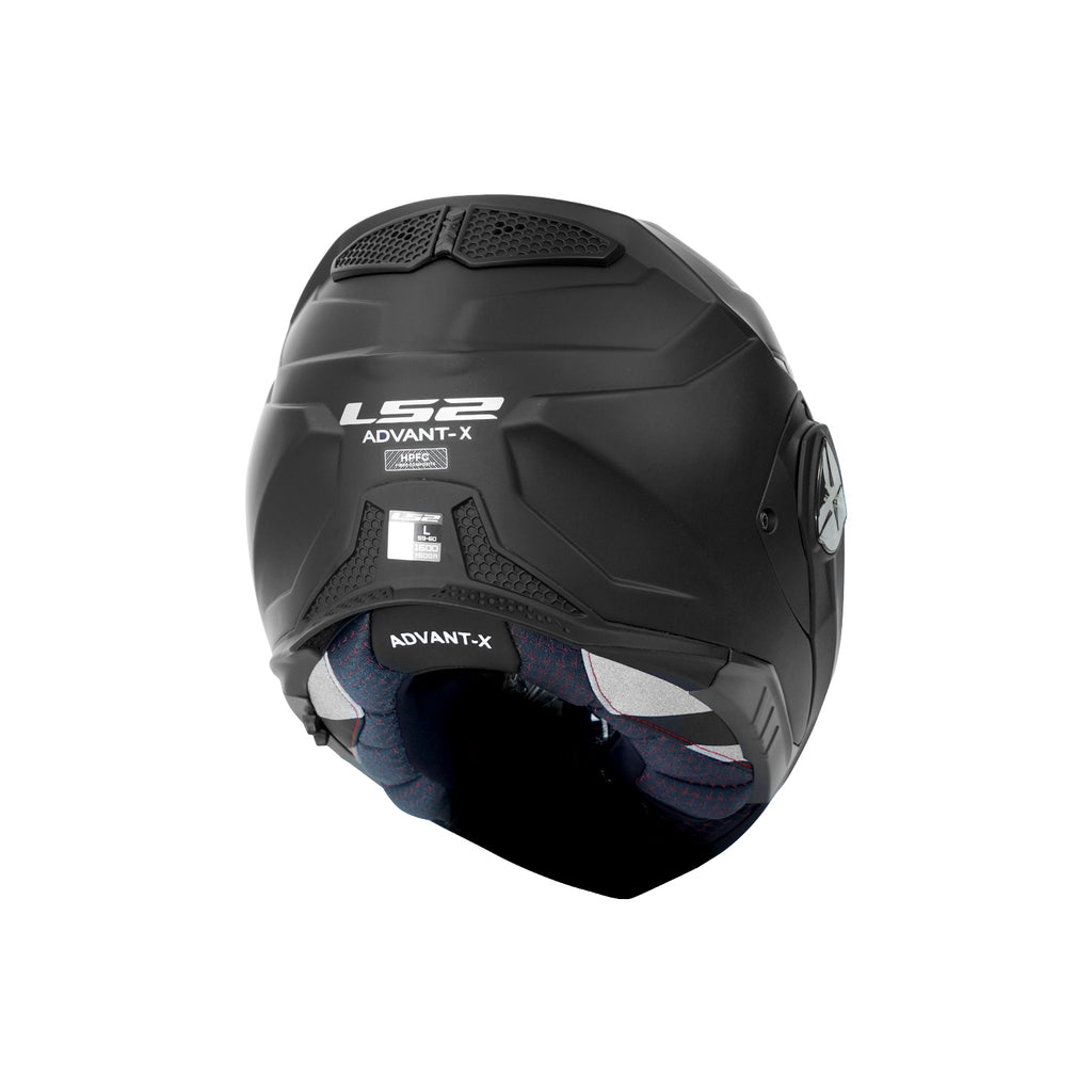 LS2 FF901 ADVANT X SOLID MATT BLACK MODULAR HELMET-609272