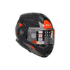 LS2 FF901 ADVANT X OBLIVION M. BLACK TITANIUM & RED MODULAR HELMET-609274