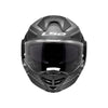 LS2 Advant X Carbon Horizon Matte Silver Grey Modular Helmet _2