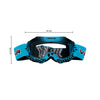 VEMAR Kid's Protective On/Off-Road Dirt Bike Goggles - Blue Color 708107