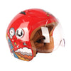 Children Half Face Safety Helmet | Protective Face Visor with Scratch Resistant Coating 835619