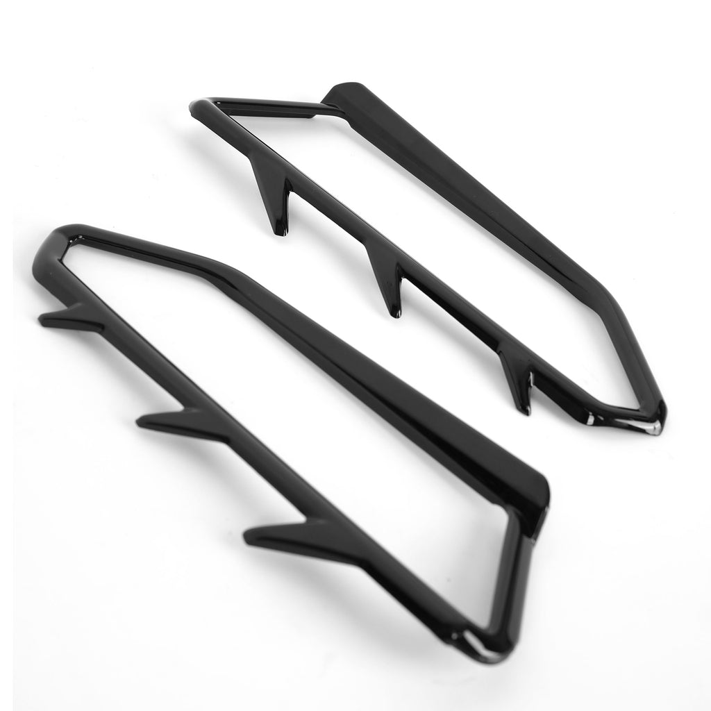 Goldwing F6B Rearview Mirror Cover Gloss Black Trim 2Pcs - 860021_7