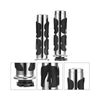 Universal Motorcycle Handle Grip Silver, Aluminum Hand Grips - 817223