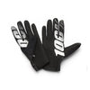 100% Motorcycle Full Finger Celium Motocross Gloves Blue Orange_2
