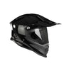 IBK Motorbike Racing Motocross Adventure Helmet, Glossy Black - 835611