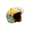 KIDS HALF FACE SAFTEY HELMET yellow _1