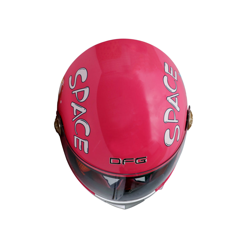 KIDS FULL FACE SAFTEY HELMET 836578 (PINK)