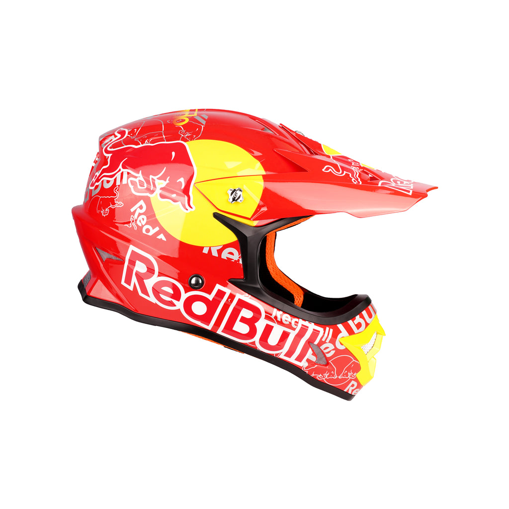 Red Bull Best Protection Off-Road Motocross Helmet Red/Yellow - 836596_2