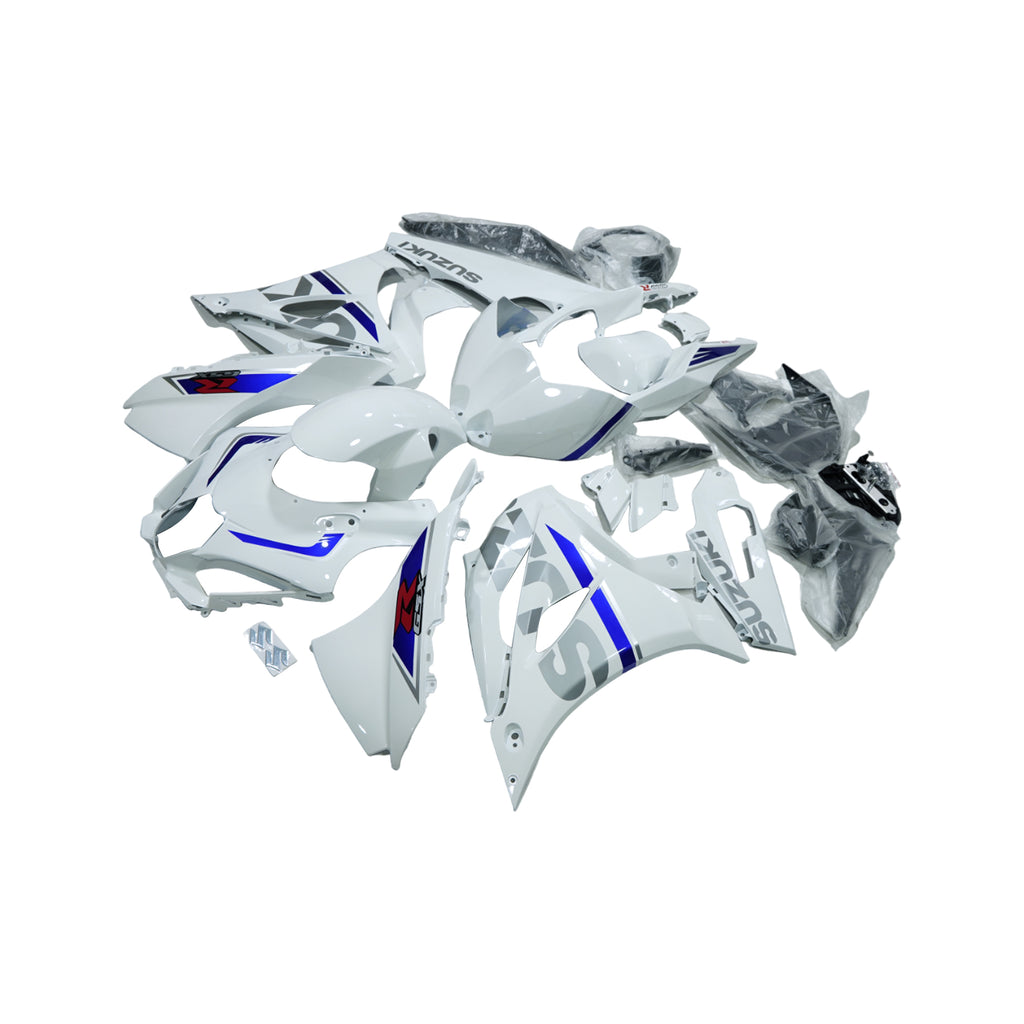 GSXR1000 2017-2022 White Body Cover, Complete Replacement Motorcycle Fairings - 839418