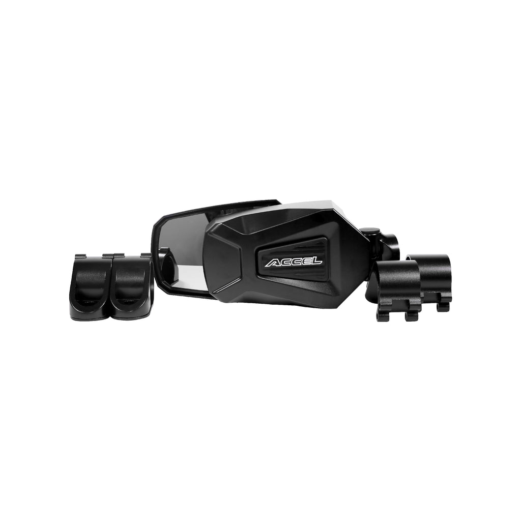 UTV Full Alloy Side View Mirror 1.75" Clamp USVM-01 (Black)_1