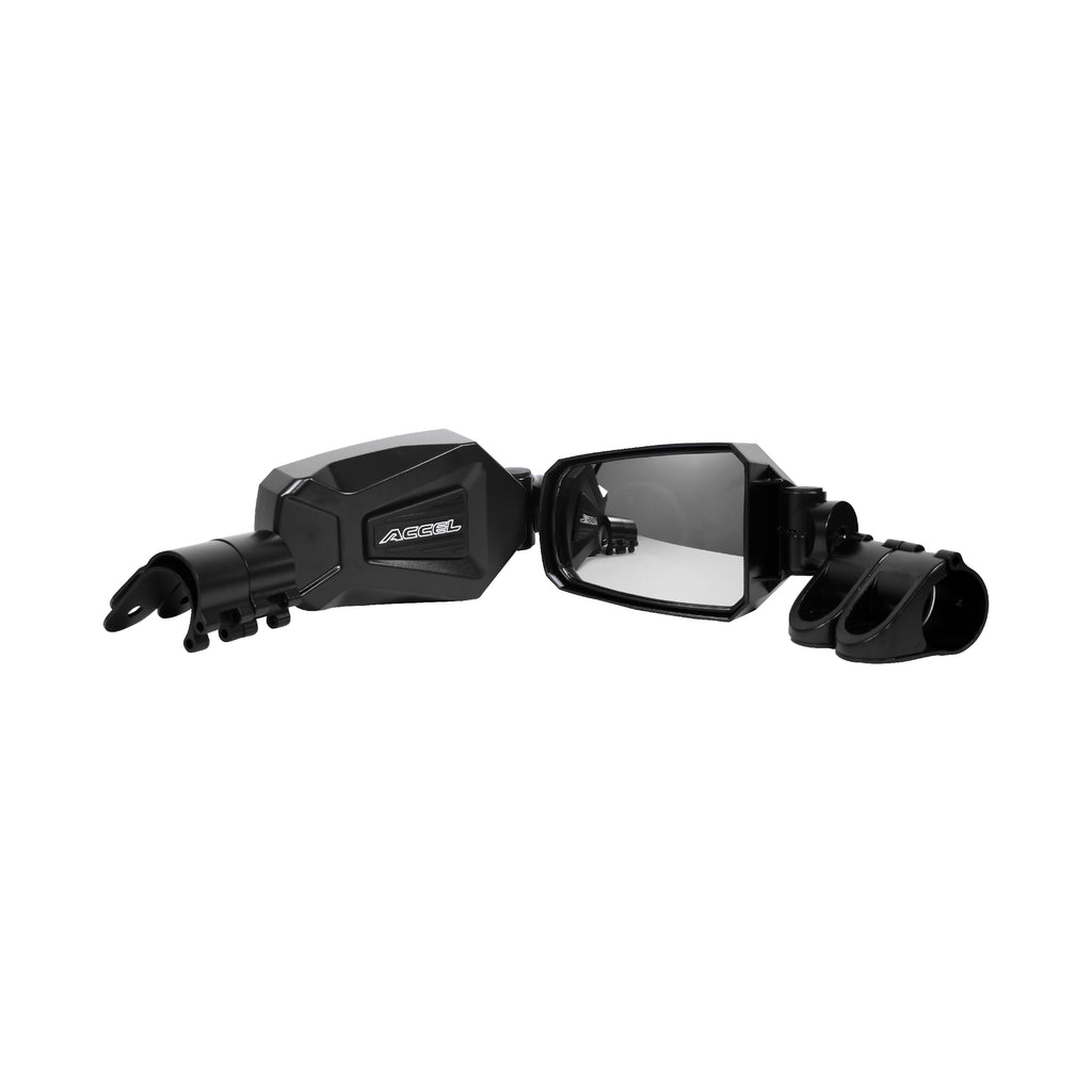 UTV Full Alloy Side View Mirror 1.75" Clamp USVM-01 (Black)_3