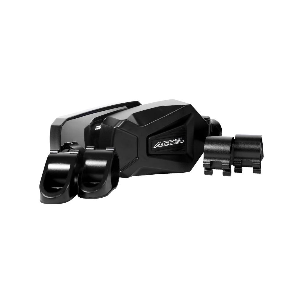 UTV Full Alloy Side View Mirror 1.75" Clamp USVM-01 (Black)_2