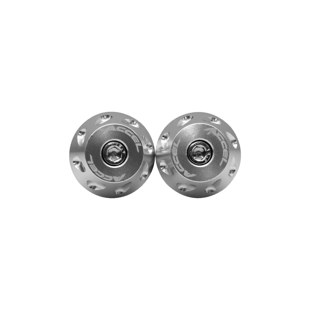 Lightweight Handlebar Bar Ends BEC-05 (Silver)