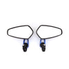 Universal Motorcycle Aluminum Rearview Side Mirror Handle Bar Ends_1