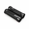 Pair of 7/8''22mm Motorcycle Handlebar Non-Slip Rubber Handle Grips, Black - EB11239998