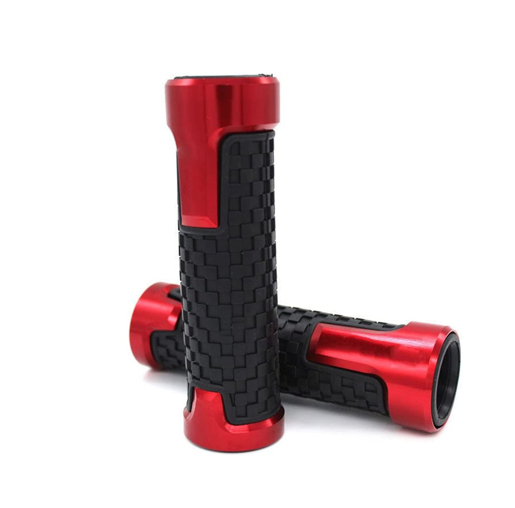 Pair of 7/8''22mm Motorcycle Handlebar Non-Slip Rubber Handle Grips_1