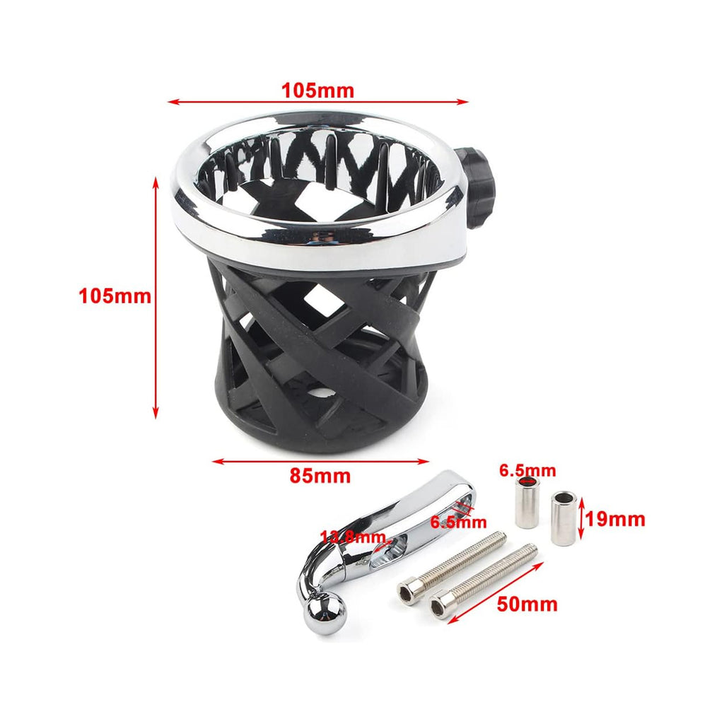 Motorcycle Chrome Handlebar Cup Holder for Harley-Davidson 854525