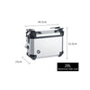 COOCASE X4-J2 SILVER 28L Motorbike Tail Storage Box (1 Pair)_7