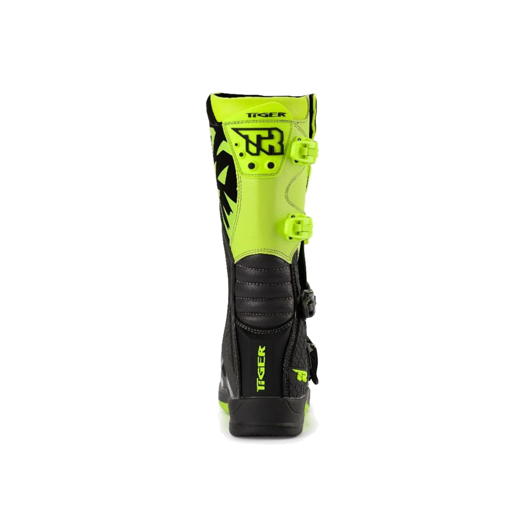 TIGER Racing Off-Road Motocross Motorcycle Boots (Dirt Bike Leather Boot) 863363