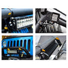 Aluminum Bull Bar Round Tube Mount Clamps Mounting Brackets For UTV_5
