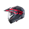 CABERG TOURMAX X SARABE Flip-Up Motorcycle Helmet Matte Gun Black, Red- 870276