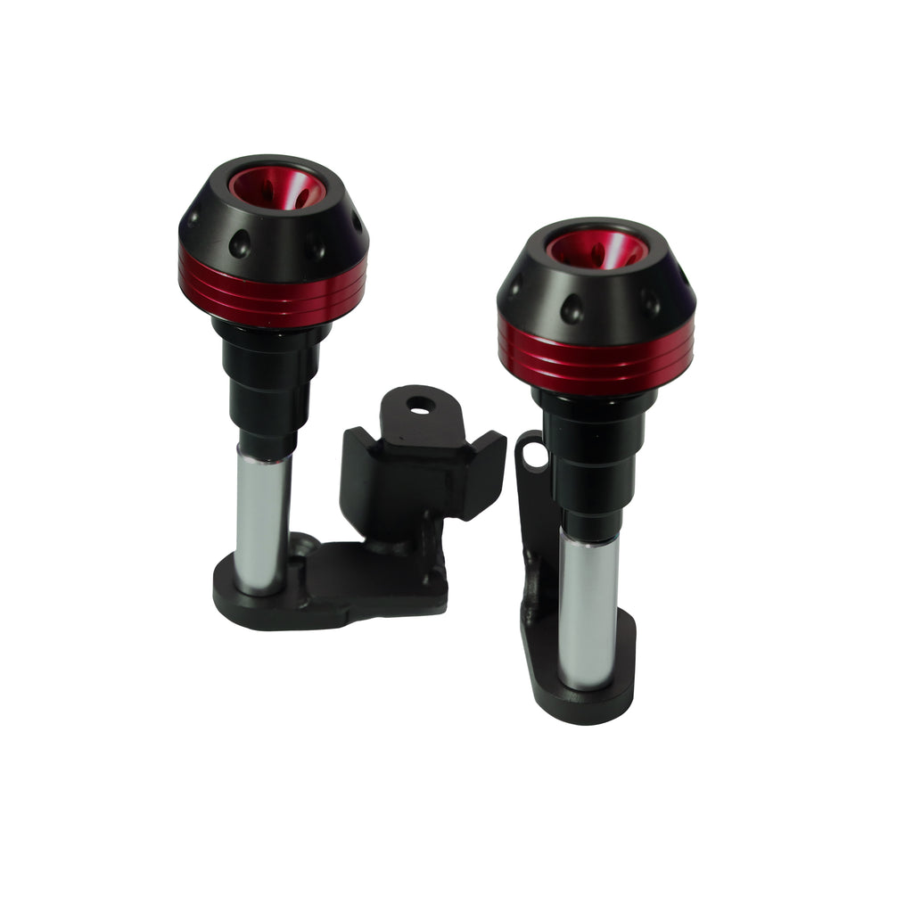 Suzuki Hayabusa Slider Frame Crash Protectors Red_2
