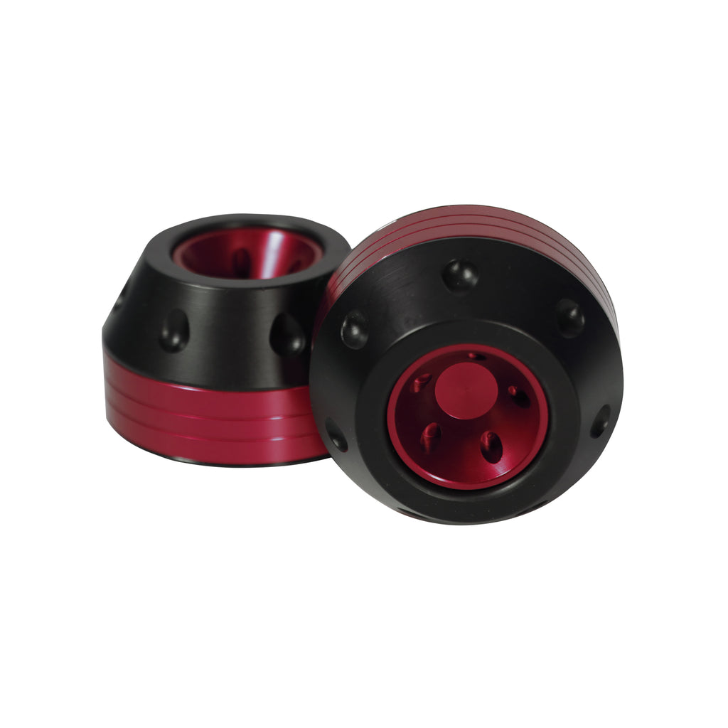 Suzuki Hayabusa Slider Frame Crash Protectors Red_5