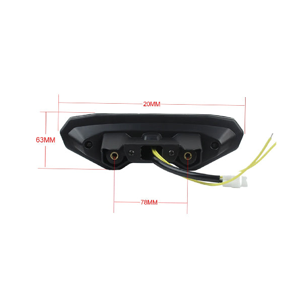Motorcycle Brake Turn Signal Tail Light Integrated LED For Yamaha MT09 Tracer - 871329