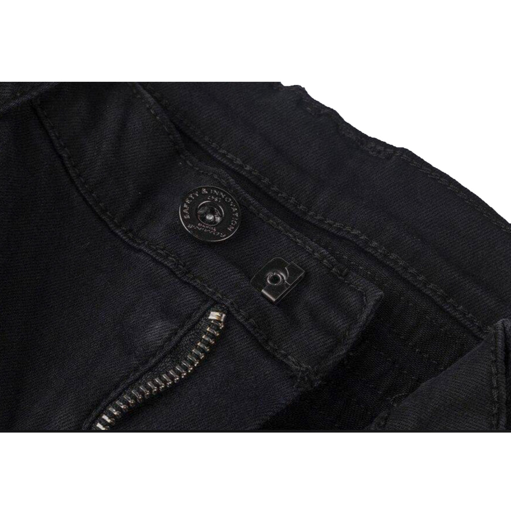 Motorbike Racing Armor Jeans Pant With Knee CE Pads Black_4