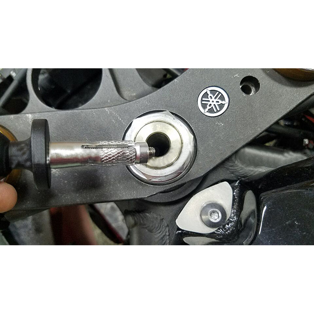 Motorcycle Stem/Fork Stem Mount Base with 1 Inch Ball, Mobile Holder Clamp - 874418