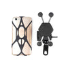 Universal Motorcycle Smartphone Mount Holder with USB Charger 360° Rotation _4